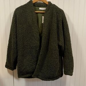 All in Favor Sherpa olive green jacket